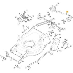RUEDAS EJE TRASERO D240 CTF MP2 50-55 ORIGINAL STIGA - 381302905/1 | Newgardenstore.eu