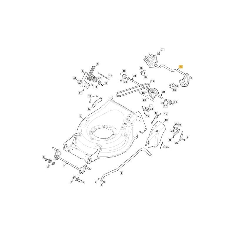HINTERACHSRÄDER D240 CTF MP2 50-55 ORIGINAL STIGA - 381302905/1