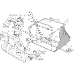 DOTAZ. COMPON.SOLLEVAMENTO SACCO TC ELETTR. STIGA ORIGINALE - 382180045/0