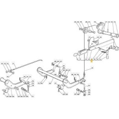 GRUPO DE PALANCA DE ELEVACIÓN DE PLACA ORIGINAL KIT STIGA - 382300002/1 | Newgardenstore.eu