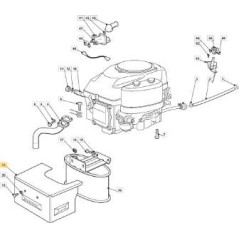 PROTEZ. SILENZIO. ZNN GGP 14 HP ORIGINALE STIGA - 382598039/0