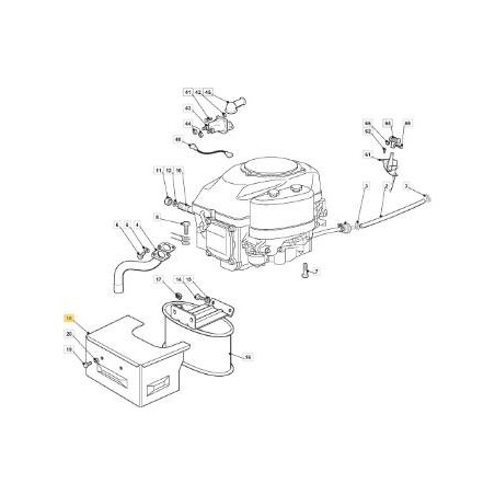 SCHUTZ STILLE. ZNN GGP 14 HP ORIGINAL STIGA – 382598039/0 | Newgardenstore.eu