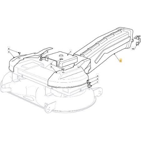 OUTPUT CONVEYOR KIT TC HE ORIGINAL STIGA - 382108019/0 | Newgardenstore.eu