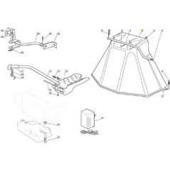 PROTECCION SALIDA + ETIQUETA.TC/TCP (REPUESTOS) ORIGINAL STIGA - 382400003/1 | Newgardenstore.eu