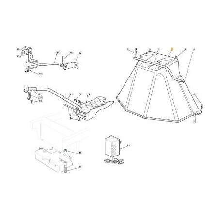 PROTECCION SALIDA + ETIQUETA.TC/TCP (REPUESTOS) ORIGINAL STIGA - 382400003/1 | Newgardenstore.eu