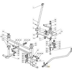 VARILLA DE DIRECCIÓN NJ92-NJ98 1 ORIGINAL STIGA - 382000538/1 | Newgardenstore.eu