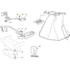 ENGANCHE DE REMOLQUE ZNN/CTF NJ 102 10/11 ORIGINAL STIGA - 382033117/0