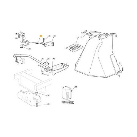 ANHÄNGERKUPPLUNG ZNN/CTF NJ 102 10/11 ORIGINAL STIGA - 382033117/0 | Newgardenstore.eu