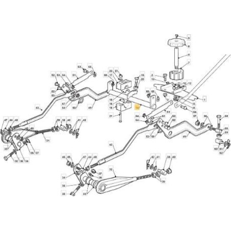 PLATE LIFTING CONTROL AXLE TCHE 10/11 ORIGINAL STIGA - 382000615/0 | Newgardenstore.eu