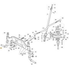 FUSELLO DX MTR SD ZNN ORIGINALE STIGA - 382230397/0