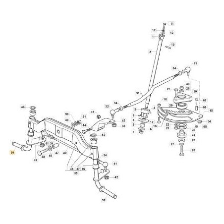 FUSELLO DX MTR SD ZNN ORIGINALE STIGA - 382230397/0 | Newgardenstore.eu