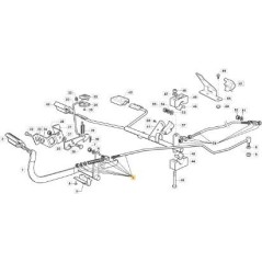 ASTA FRENO TC SD TT S/CRUISE ORIGINALE STIGA - 382000678/0 | Newgardenstore.eu