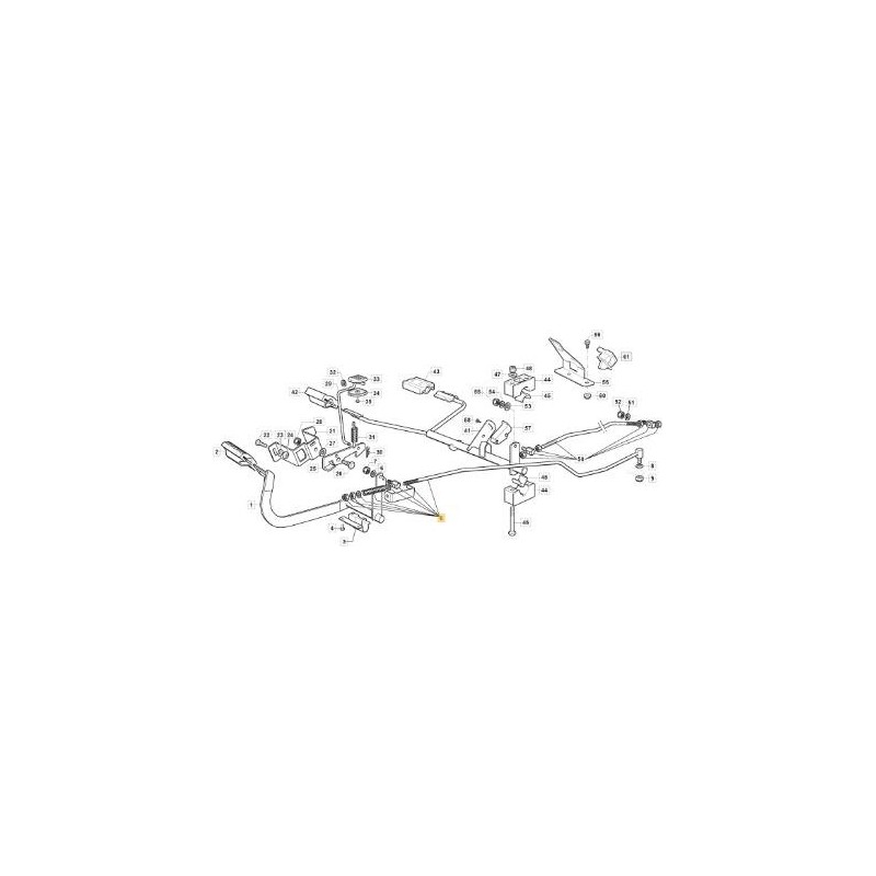 BRAKE ROD TC SD TT S/CRUISE ORIGINAL STIGA - 382000678/0