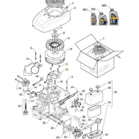 AIMANT DE CHARGE ORIGINAL STIGA - 118551411/0 | Newgardenstore.eu