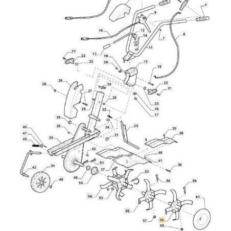 IV STELLA SX COMPLETA ORIGINALE STIGA - 118802991/0 | Newgardenstore.eu