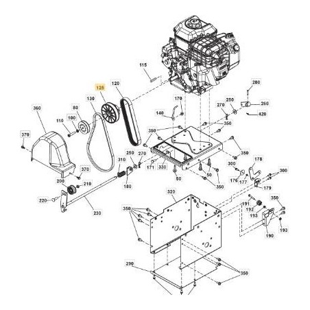 POLEA STIGA ORIGINAL - 1812-2507-01 | Newgardenstore.eu