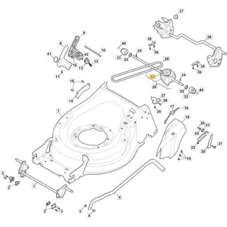 TRAKTIONSRIEMENSCHEIBE 181003119/0 ORIGINAL STIGA - 118811482/0 | Newgardenstore.eu