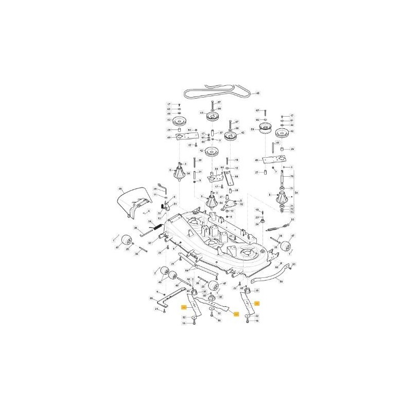 STIGA MULCHING BLADE 118 cm ORIGINAL STIGA - 1134-9232-01