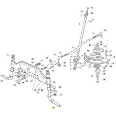 LINKE SPINDEL MTR SD ZNN ORIGINAL STIGA - 382230399/0