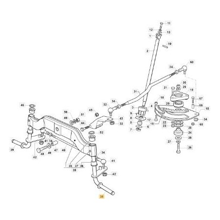HUSO IZQUIERDO MTR SD ZNN ORIGINAL STIGA - 382230399/0 | Newgardenstore.eu