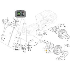 JANTE DE ROUE DE PORTE. 4.375 X8 NV ORIGINAL STIGA - 187000450/1 | Newgardenstore.eu