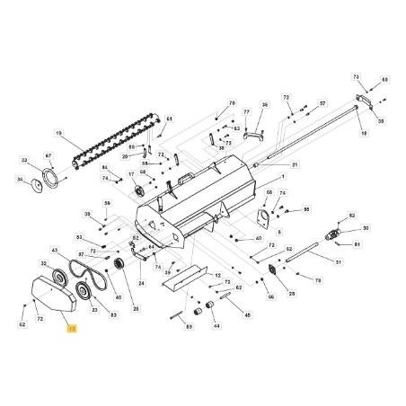 ORIGINAL STIGA BELT PROTECTION - 118890079/0 | Newgardenstore.eu