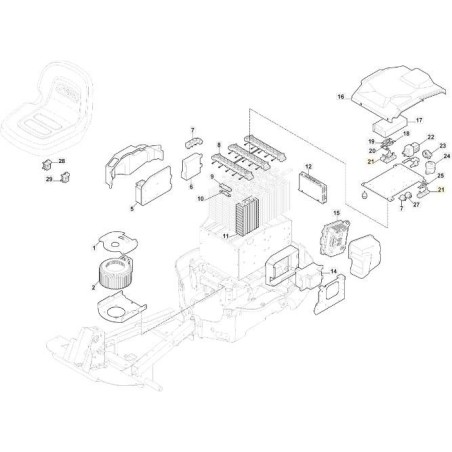 PORTAFUSIBLES STIGA ORIGINAL - 118361011/0 | Newgardenstore.eu