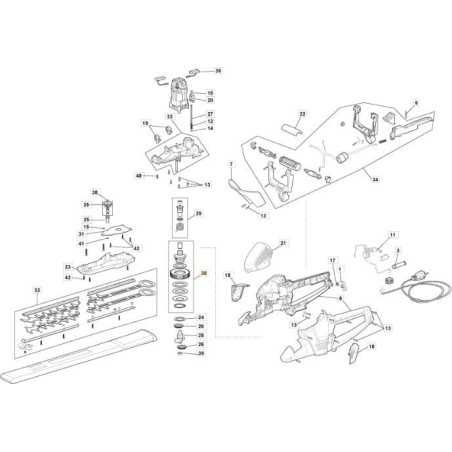 SPUR GEAR ORIGINALE STIGA - 118801673/0 | Newgardenstore.eu