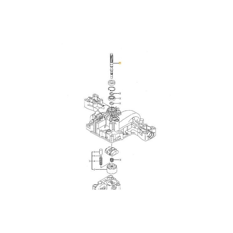 HIDR. EJE BOMBA K46G ORIGINAL STIGA - 1139-1246-01