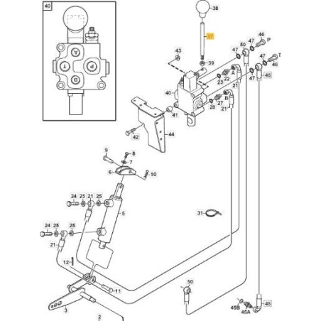 ORIGINAL STIGA HEBEL – 1134-6345-01 | Newgardenstore.eu