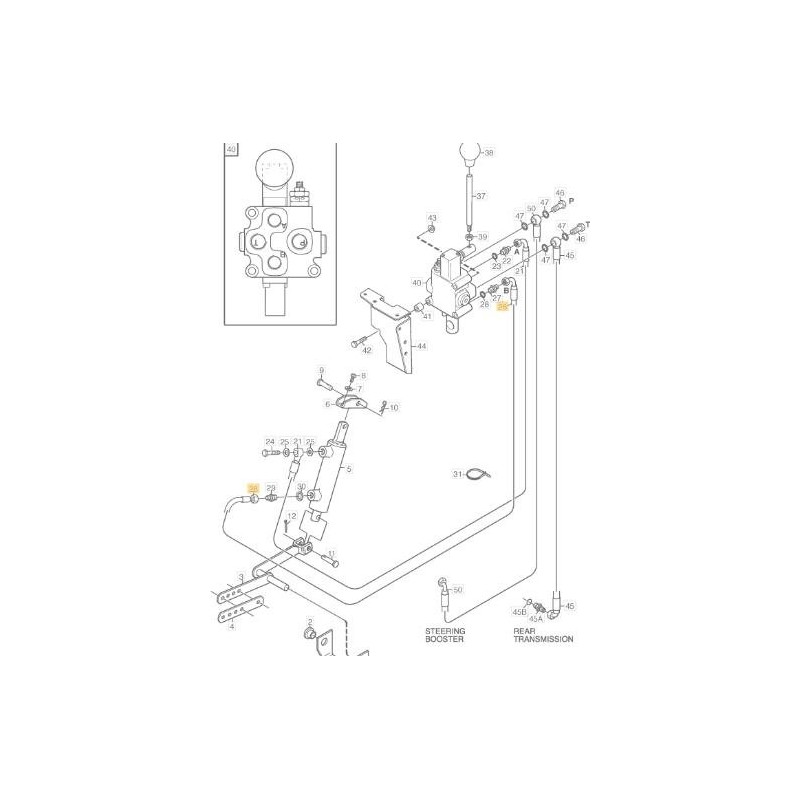 TUYAU HYDRAULIQUE ORIGINAL STIGA - 1134-6298-01