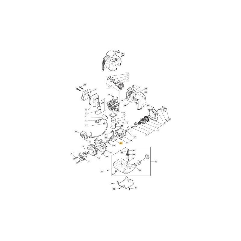 ALBERO MOTORE ORIGINALE STIGA - 118801278/0