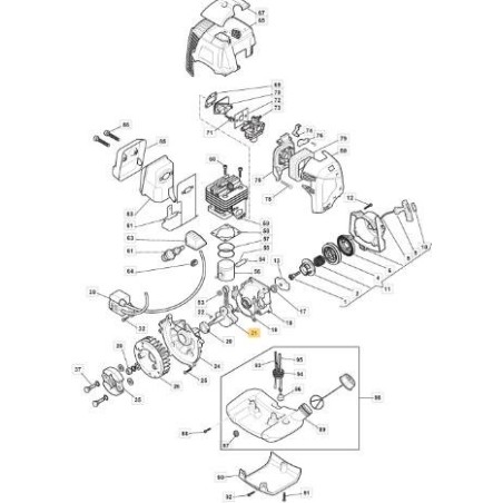 ORIGINAL STIGA KURBELWELLE – 118801278/0 | Newgardenstore.eu