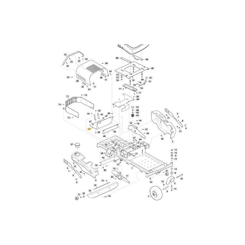 ORIGINAL STIGA HEAT PROTECTION - 118830118/0