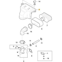ORIGINAL STIGA AIR FILTER COVER - 118550954/0