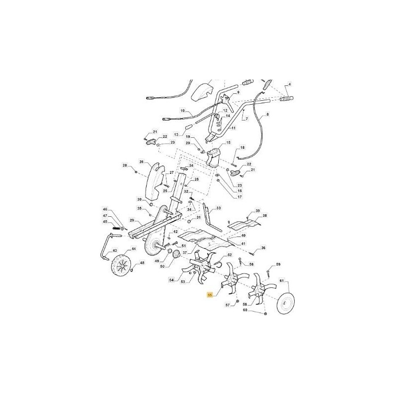 Zahnriemen Villa II 107M ORIGINAL STIGA - 1134-9192-01