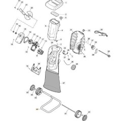 TELAIO COLORE NERO ORIGINALE STIGA - 118802909/0 | Newgardenstore.eu