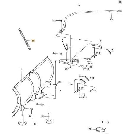 RESSORT STIGA ORIGINAL - 1319-1527-01 | Newgardenstore.eu