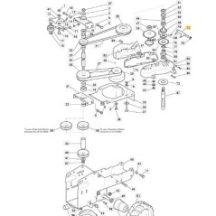Lawn tractor pedal Park MILLENIUM 13HST ORIGINAL STIGA 1134-4010-01