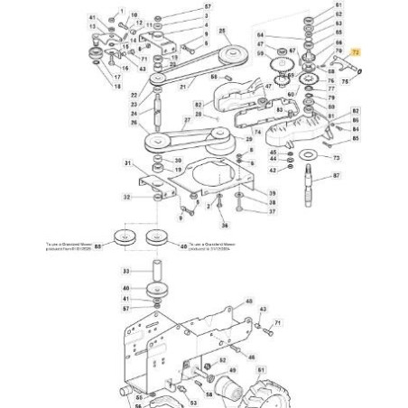 Rasentraktor Pedal Park MILLENIUM 13HST ORIGINAL STIGA 1134-4010-01 | Newgardenstore.eu