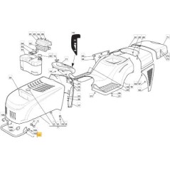 STIGA ORIGINALLACK-SCHALLDÄMPFER-SCHUTZROHR – 382869011/0