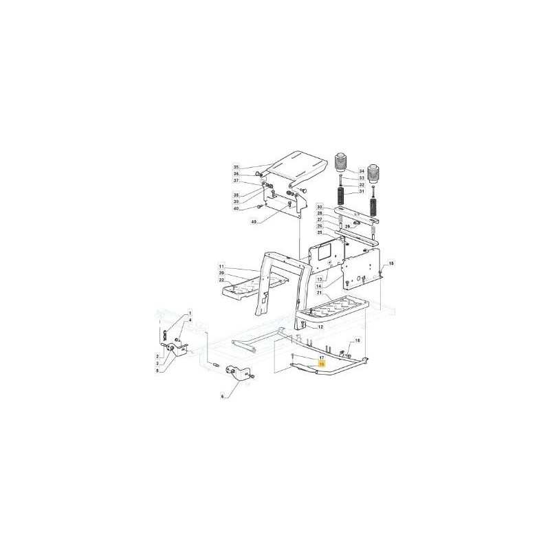 ORIGINAL STIGA VNN SD 98 TRITTBRETTUNTERSTÜTZUNG – 382785179/0