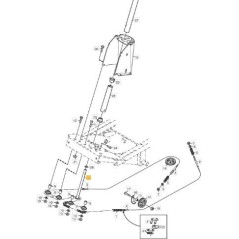 TIGE DE DIRECTION ORIGINALE STIGA - 1134-2821-03