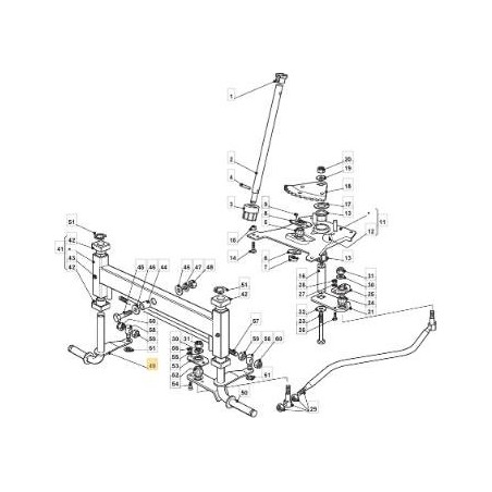 RECHTE SPINDEL ZNN NJ92 ORIGINAL STIGA - 382230363/0 | Newgardenstore.eu