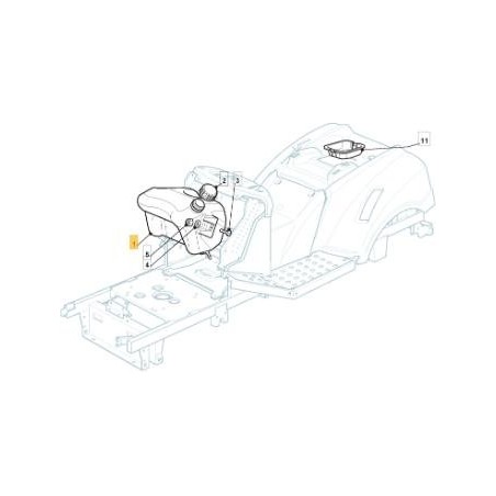 VORDERTANK NJ92 (5,5 LITER) ORIGINAL STIGA - 325735128/0 | Newgardenstore.eu