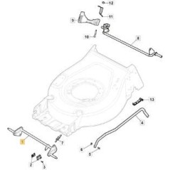 RUEDAS EJE DELANTERO D200 CTF CP1 43 ORIGINAL STIGA - 381302937/1