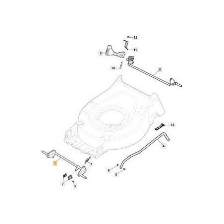 RUEDAS EJE DELANTERO D200 CTF CP1 43 ORIGINAL STIGA - 381302937/1 | Newgardenstore.eu