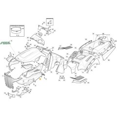 Motorhaubenförderer NS GXV630 ORIGINAL STIGA – 325108111/0 | Newgardenstore.eu