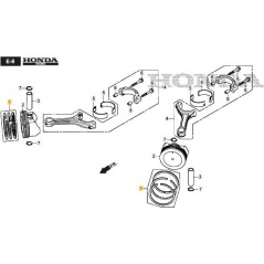 ORIGINAL STIGA PISTON RING ASSEMBLY - 118551765/0