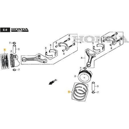 ORIGINAL STIGA KOLBENRINGBAUGRUPPE – 118551765/0 | Newgardenstore.eu